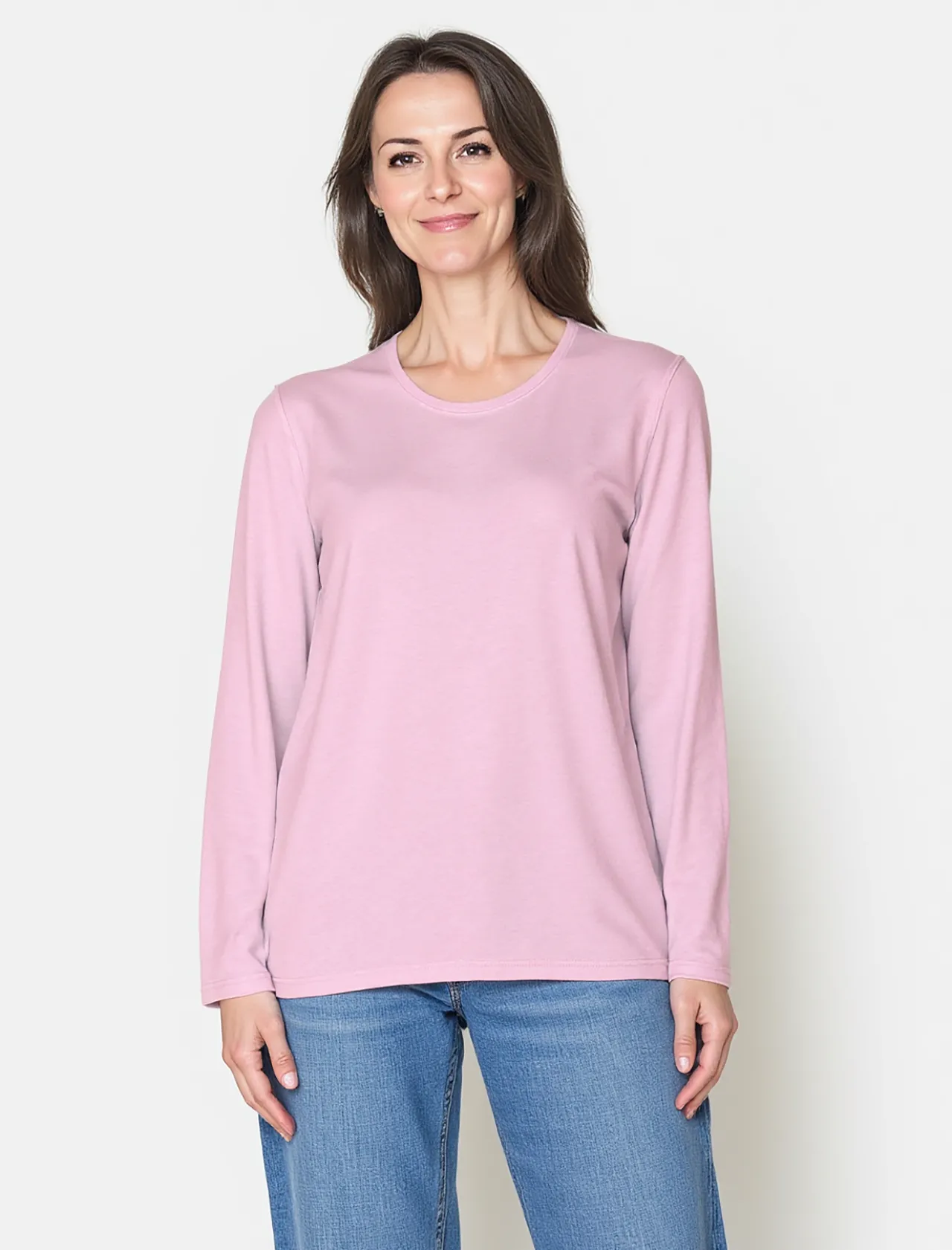tshirt_med_rund_hals__pin_0.webp T-shirt Med Rund Hals - Pink Lady